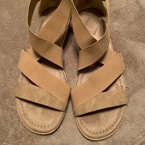 Tan sandals
